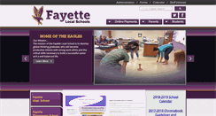 Desktop Screenshot of fayettesch.org