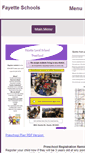 Mobile Screenshot of fayettesch.org