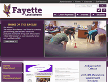Tablet Screenshot of fayettesch.org